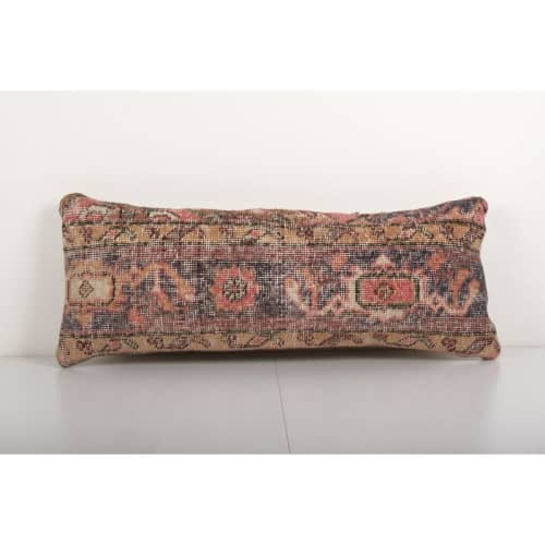 Turkish Oushak Rug Pillow Cover, Queen Boho Bedding Wool Car | Cushion in Pillows by Vintage Pillows Store