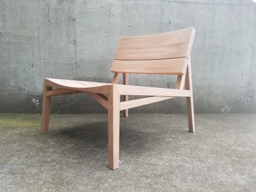 Tendo Outdoor Lounge Chair | Chairs by Marco Bogazzi. Item composed of wood