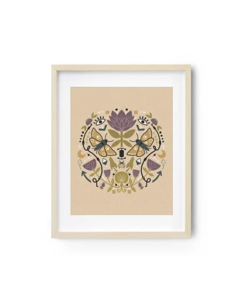 Mystic Garden - New Bohemians | Prints by Birdsong Prints. Item composed of paper