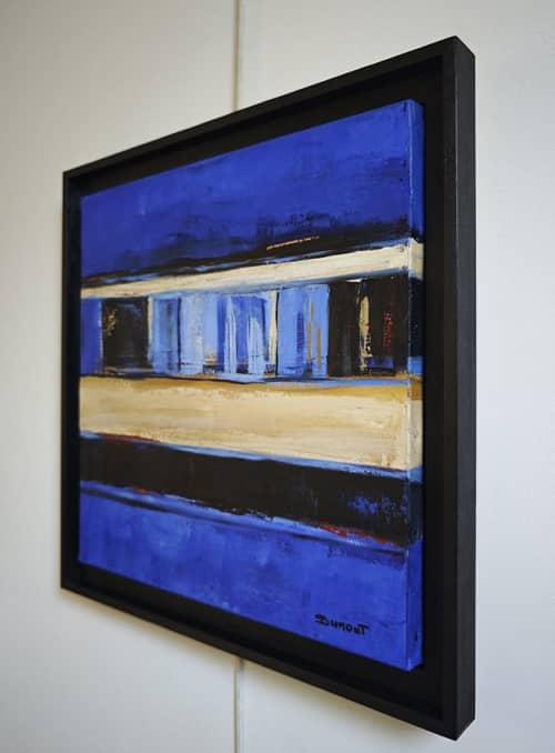 Lumière d’Horizon - Peinture abstraite | Decorative Objects by Sophie DUMONT.