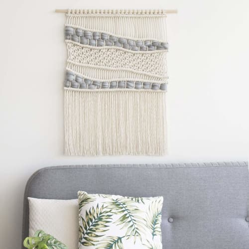Picture of Woven Wall Hanging - ORGANIC GRAY by Rianne Aarts | Wescover Wall Hangings