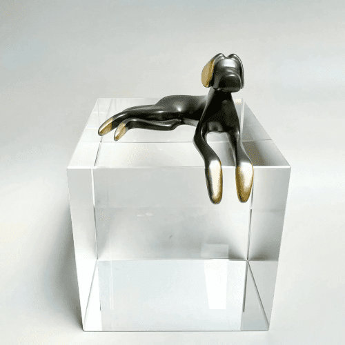 Lounging Dog 2.5 | Sculptures by YENNY COCQ