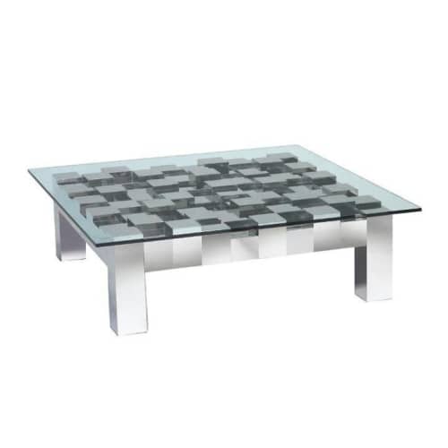 FLASH (Square) | Coffee Table in Tables by Oggetti Designs. Item made of wood & steel