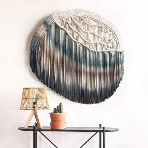 Stone Collection - BOTSWANA AGATE I | Macrame Wall Hanging in Wall Hangings by Rianne Aarts / Teddy and Wool Studio
