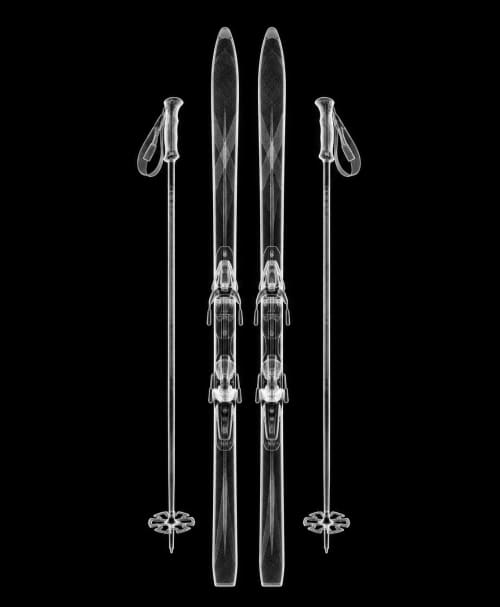 EXPOSED WINTER — CROSS-COUNTRY SKIS WITH POLES | Decorative Objects by Exposedart