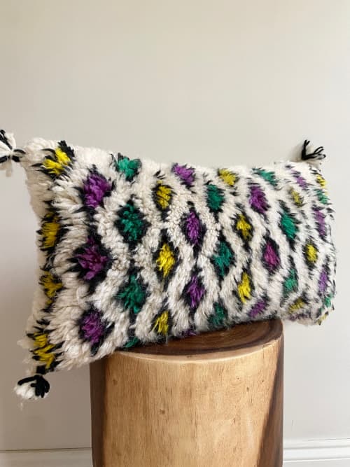 Beni Ourain Pillow #20 | Sham in Linens & Bedding by East Perry. Item composed of wool and fiber