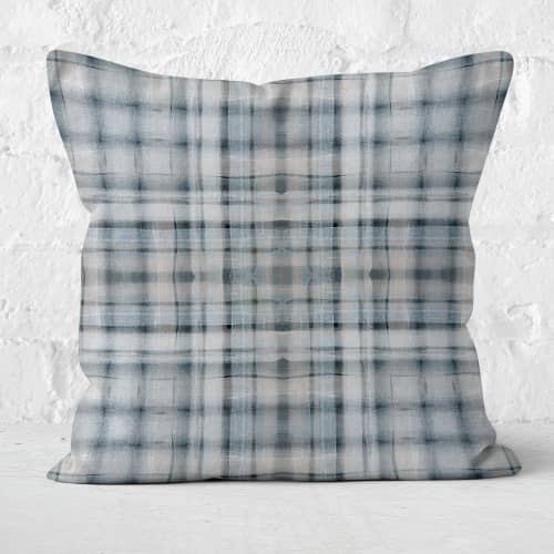 Hudson in Gray Throw Pillow Cover | Pillows by Brandy Gibbs-Riley