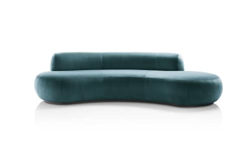 Wave Sofa | Couch in Couches & Sofas by OM Editions. Item made of fabric with synthetic works with modern style