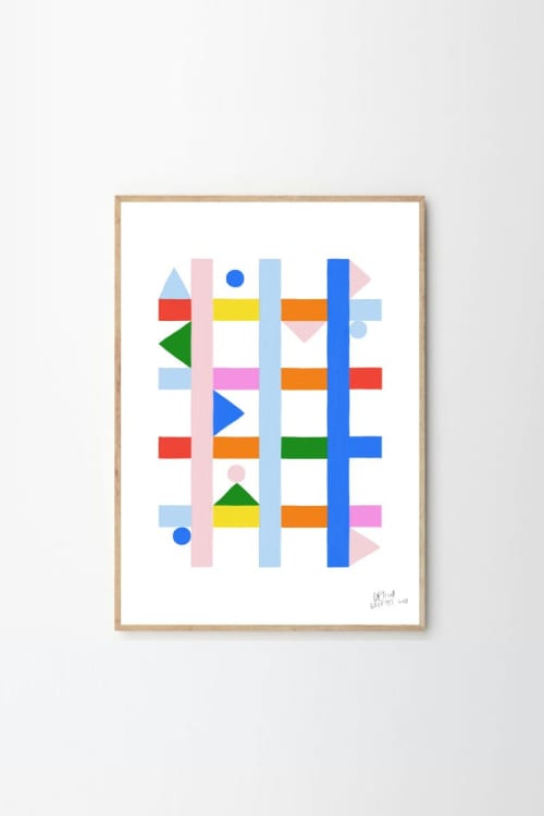 Geometry Studies Print 05 | Prints by OWO Ceramics. Item made of paper