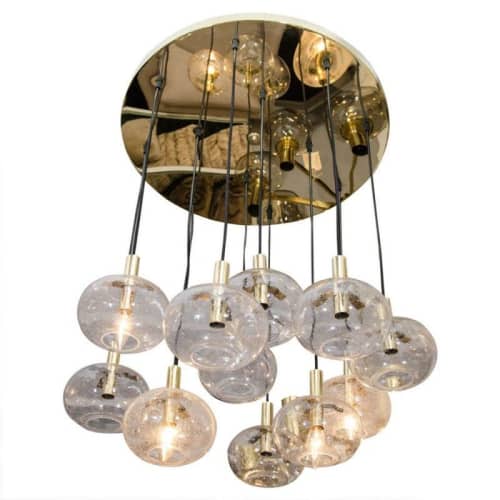 Alan Mizrahi KA1872 Suspended Globes | Chandeliers by Alan Mizrahi Lighting Design