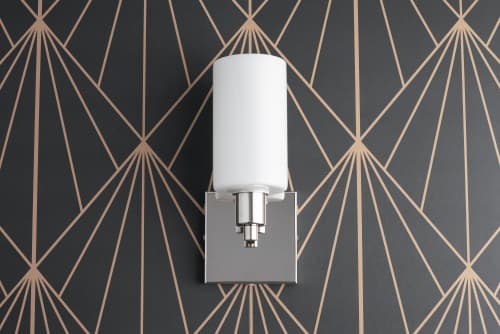 Art Deco Wall Sconces - Bathroom Wall Light - Model No. 8511 | Sconces by Peared Creation. Item composed of brass