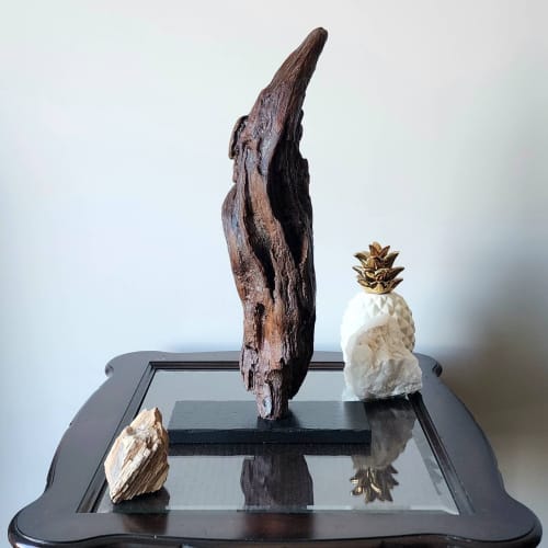 Driftwood Art Sculpture "Rocky Road" | Sculptures by Sculptured By Nature  By John Walker. Item composed of wood in minimalism style