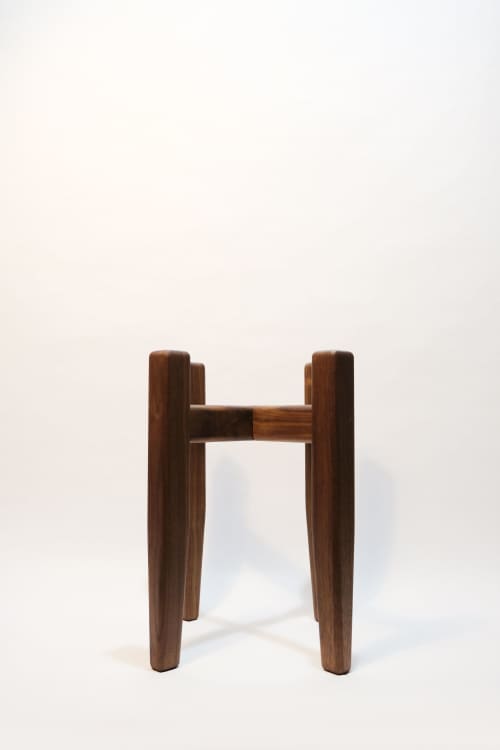 Mortised Plant Stand | Plants & Landscape by Oliver Inc. Woodworking. Item composed of oak wood