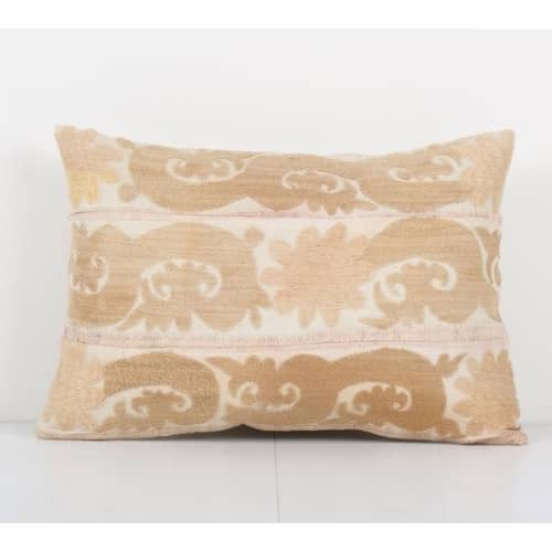 Vintage Suzani Pillow Fashioned from a Mid-20th Century Sama | Cushion in Pillows by Vintage Pillows Store