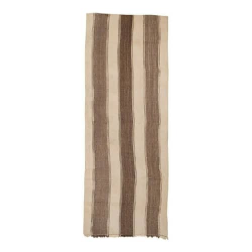 Vintage Turkish Hemp Kilim Rug 4'6" X 11'11" | Runner Rug in Rugs by Vintage Pillows Store. Item made of cotton