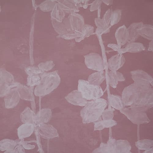 Blackberry Brambles Ballet Slipper Wallpaper | Wall Treatments by Stevie Howell