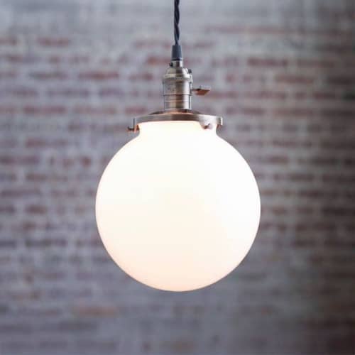 Globe Pendant Light - Model No. 1835 | Pendants by Peared Creation. Item made of glass