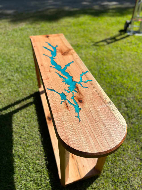 Custom ordered solid oak entry table | Console Table in Tables by Pelican State Woodworks