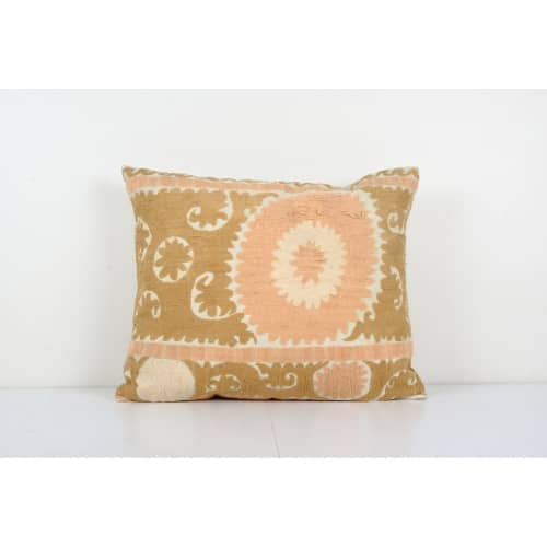 Central Asian Cotton Embroidery Suzani Pillow Cover, Tribal | Cushion in Pillows by Vintage Pillows Store