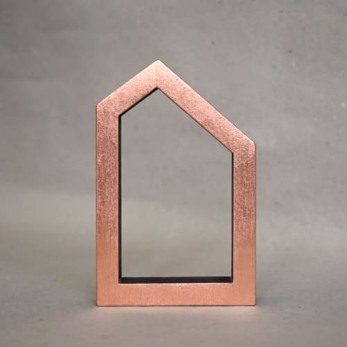 Copper House 4 | Sculptures by Susan Laughton Artist. Item composed of wood