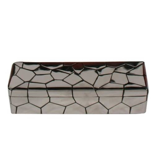 CHAMELEON (Box) | Decorative Box in Decorative Objects by Oggetti Designs. Item composed of steel
