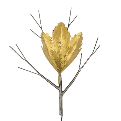 Alan Mizrahi KA1027 Twig And Leaf Sconce | Sconces by Alan Mizrahi Lighting Design