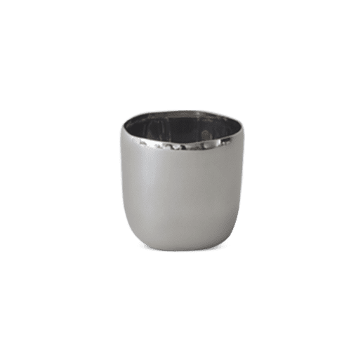 Cuadrado Petite Vessel In Stainless Steel | Vase in Vases & Vessels by Tina Frey. Item composed of steel & synthetic
