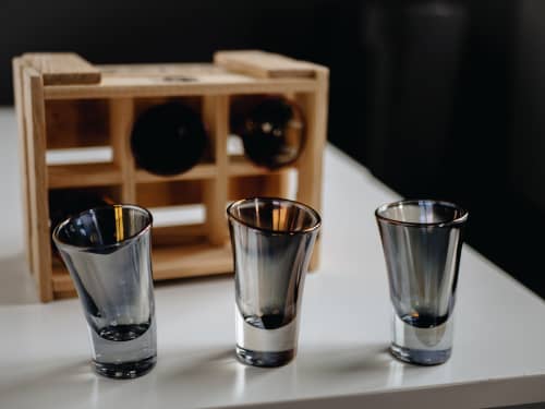 Holographic Tall Shot Glass Set | Drinkware by PlusObject