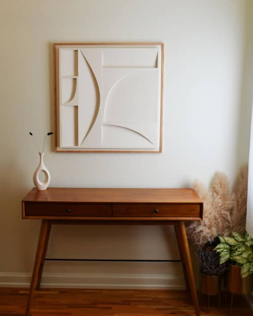 No. 15 Plaster Wall Relief | Wall Sculpture in Wall Hangings by Joseph Aurelius