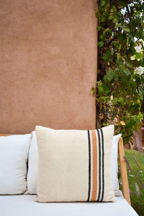 Iken Pillow | Sham in Linens & Bedding by Folks & Tales. Item made of canvas with fiber