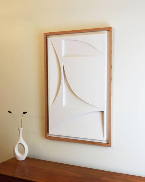 No. 05 Plaster Wall Relief | Wall Sculpture in Wall Hangings by Joseph Aurelius