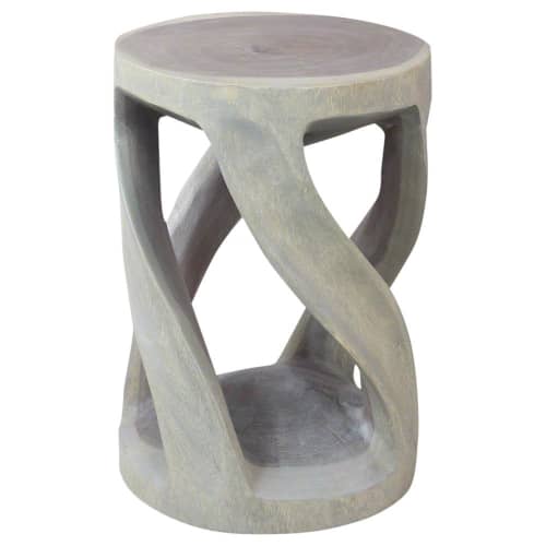 Haussmann® Round Wild Twisted Vine End Table 14 in D x 20 | Tables by Haussmann®