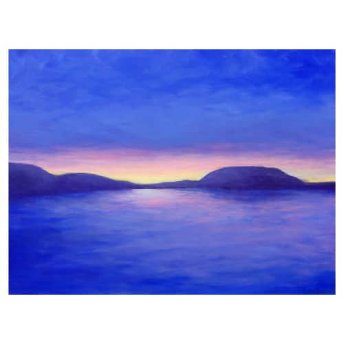 Late Morning Storm Watch | Oil And Acrylic Painting in Paintings by Victoria Veedell. Item composed of canvas and synthetic in contemporary style