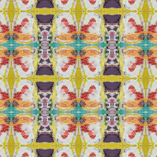 Faaa, Mixed | Fabric in Linens & Bedding by Philomela Textiles & Wallpaper. Item composed of canvas