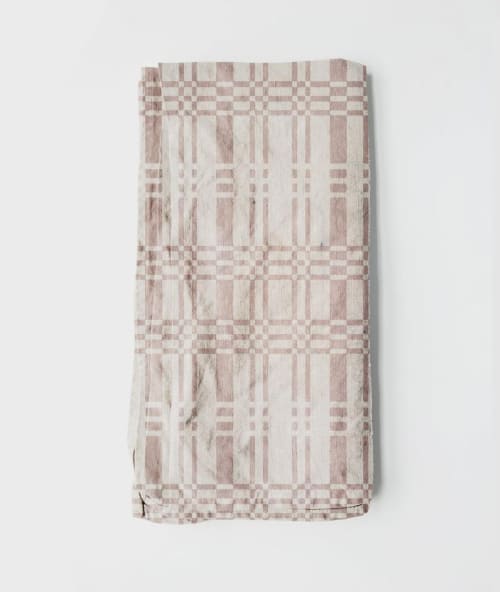 100% Linen Tea Towel - Woven Mauve | Linens & Bedding by S W E V E N
