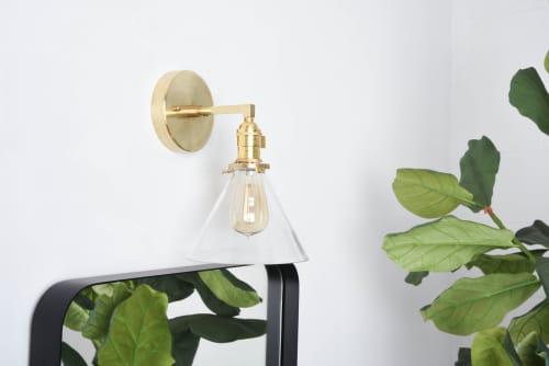 Hilliard | Sconces by Illuminate Vintage. Item composed of brass