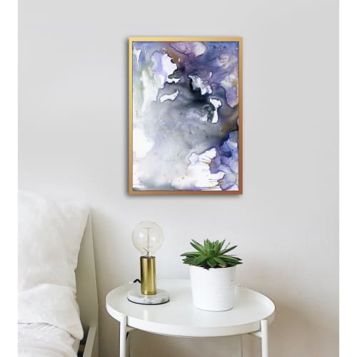Aeons In A Dream | Watercolor Painting in Paintings by Brazen Edwards Artist. Item made of paper