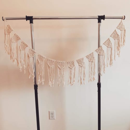 Macrame Garland | Macrame Wall Hanging in Wall Hangings by Rosie the Wanderer. Item composed of cotton and fiber