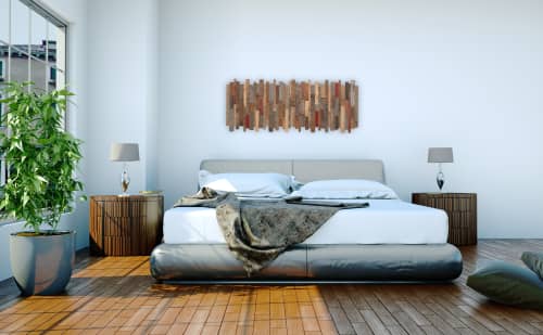Random Edge #1 60"x24" | Wall Sculpture in Wall Hangings by Craig Forget. Item made of wood compatible with mid century modern and contemporary style