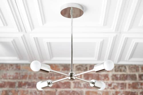 Modern Ceiling Light - Model No. 8136 | Chandeliers by Peared Creation. Item composed of brass