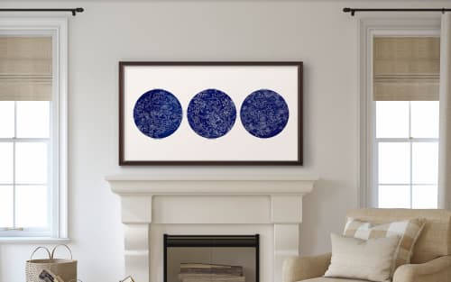 Star Map, Large Horizontal Print, Zodiac Chart Print | Prints by Capricorn Press. Item composed of paper in boho or industrial style