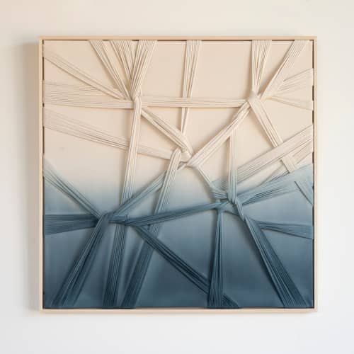 Contemporary Textile Artwork - MILA | Tapestry in Wall Hangings by Rianne Aarts / Teddy and Wool Studio