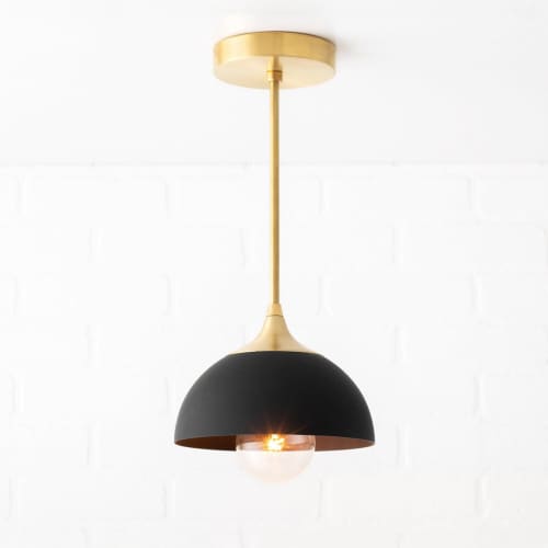 Brass Pedant - Mid Century Lighting - Model No. 4539 | Pendants by Peared Creation. Item composed of brass