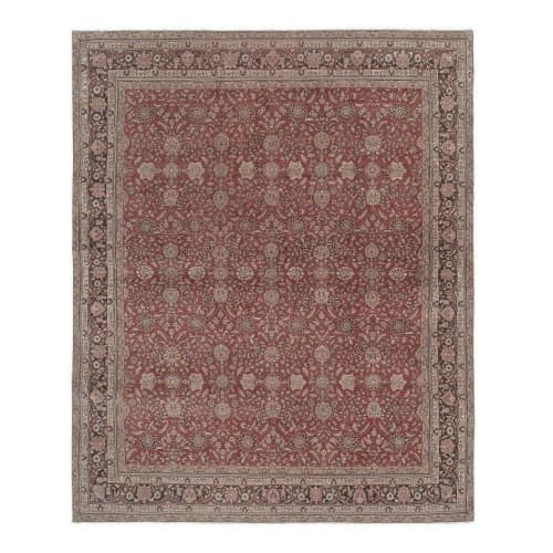 Hand Knotted Contemporary Large Turkish Oushak Rug with Mid | Area Rug in Rugs by Vintage Pillows Store. Item composed of cotton and fiber