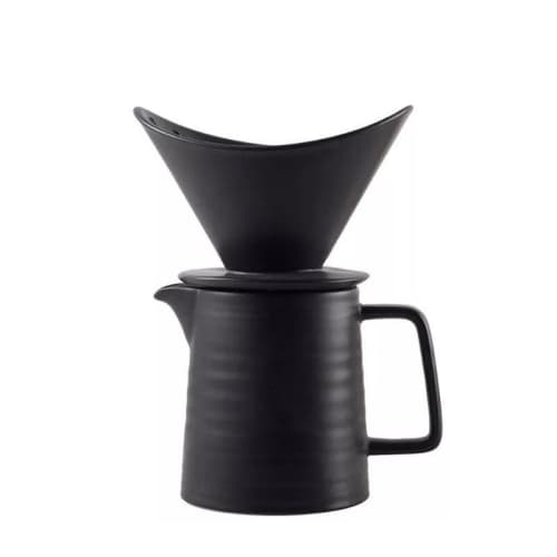 Black Pour Over Set | Cup in Drinkware by Vanilla Bean