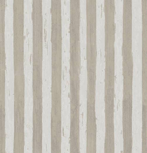 Cobra Stripe, Oatmeal | Fabric in Linens & Bedding by Philomela Textiles & Wallpaper. Item made of canvas