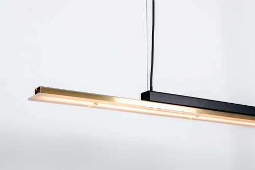 Level Light Brass Pendant | Decorative Objects by Noah B