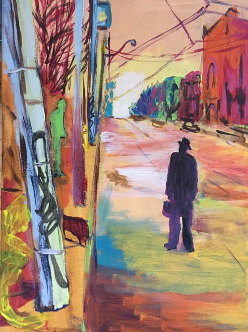 view of Broadview AVE | Oil And Acrylic Painting in Paintings by Eric Farache Artist