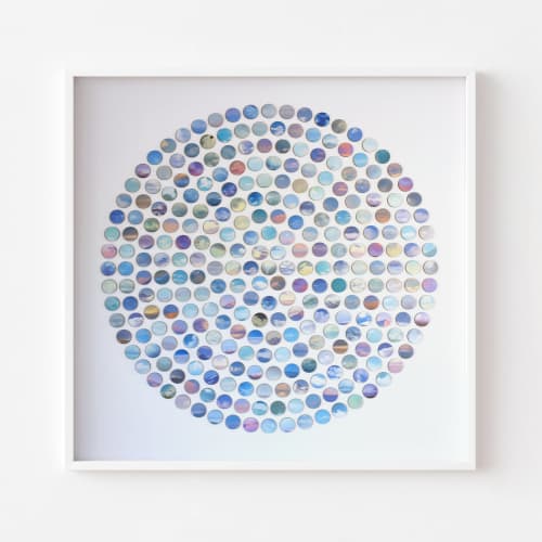 Violet Skies | Collage in Paintings by Amelia Coward