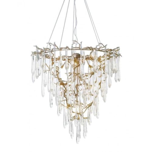 Alan Mizrahi QZ305 Aqua Branch | Chandeliers by Alan Mizrahi Lighting Design